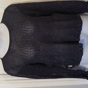 American Eagle Outfitters Lightweight Long Sleeve Sparkle Sweater